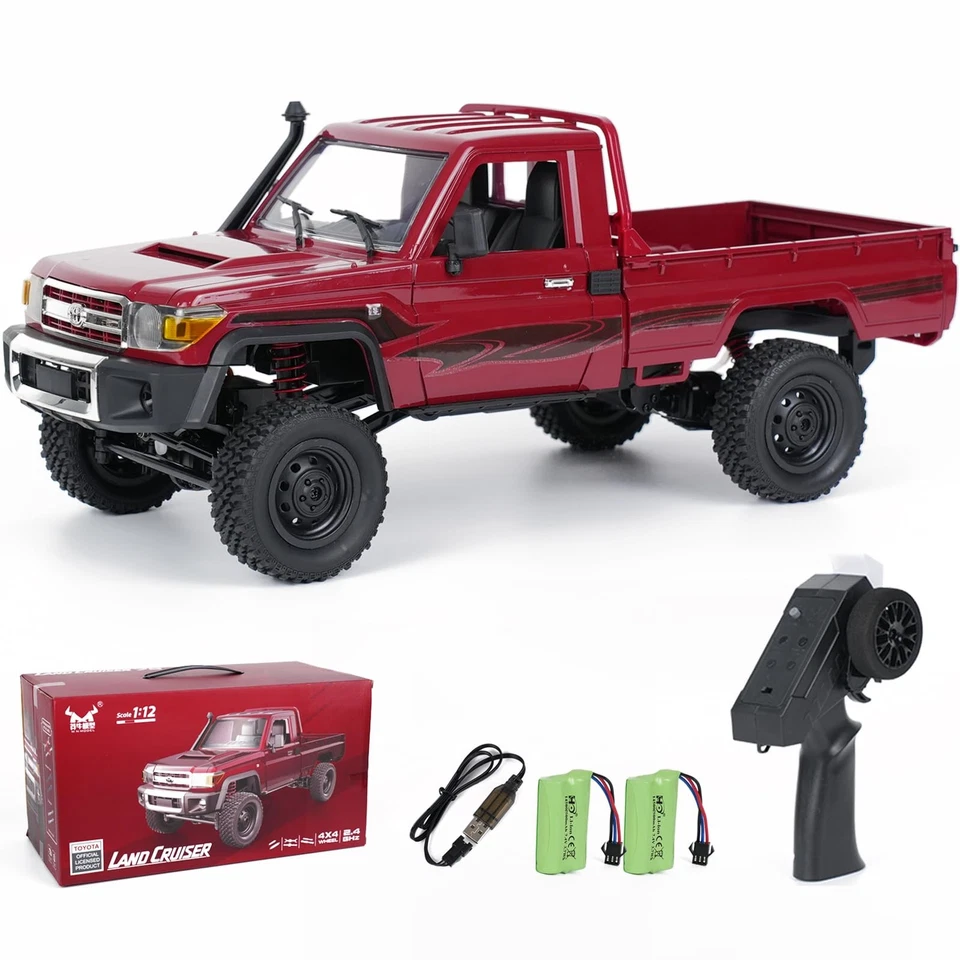 MN-82 RC Rock Crawler Car 1/12 Scale Toyota Pickup Truck , 2.4GHz 4WD Off-Roa... - Image 1 of 4