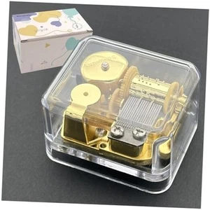 Pursuestar You are My Sunshine Wind Up Music Box, Clear Gold Musical Box for - Picture 1 of 7