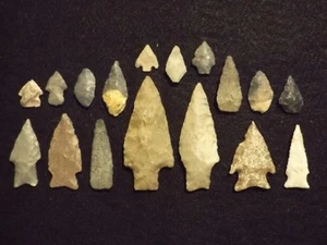 17 Central Texas Arrowheads, Prehistoric Indian Artifacts *FREE SHIPPING* 21X - Picture 1 of 7