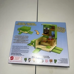 Minecraft "Transforming Turtle Hideout" Playset (Mattel, 2021) *NEW* Figure Toy - Picture 1 of 2