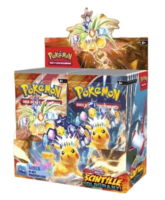 Pokemon Scintille Folgoranti Display Box 36 Bustine ITA - Immagine 1 di 2