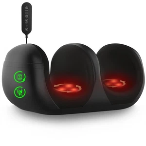 Fußmassagegerät, Shiatsu Fußmassagegerät mit Wärme, Wiederaufladbares Wadenmassagegerät, M... - Bild 1 von 8