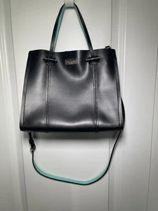 Bolso de Mano Kate Spade Arbour Hill Pequeño Elodie Negro y Turquesa - Imagen 1 de 7