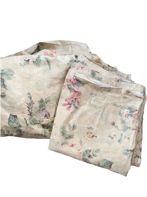 Juego completo de sábanas planas y sábanas ajustables vintage Ralph Lauren Francesca Foto 1 de 4