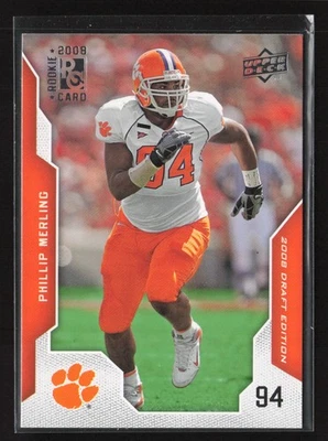 2008 Upper Deck Draft Edition #91 Phillip Merling Silver - Image 1 of 2