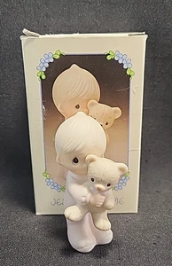 Precious Moments “Jesus Loves Me” E-9278 Figurine 1982 - Picture 1 of 7