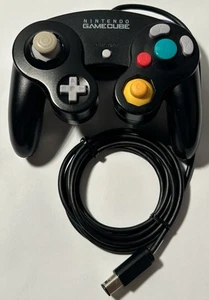 Original Nintendo Gamecube Controller DOL-003 Schwarz GETESTET & Funktioniert - Bild 1 von 9
