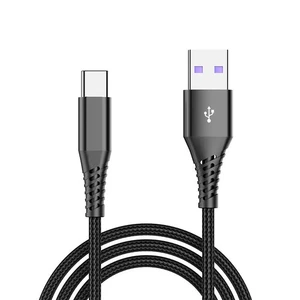Heavy Duty USB Type C Charging Cable Braided Fast Phone Charger Long Lead UK SHI - Picture 1 of 8