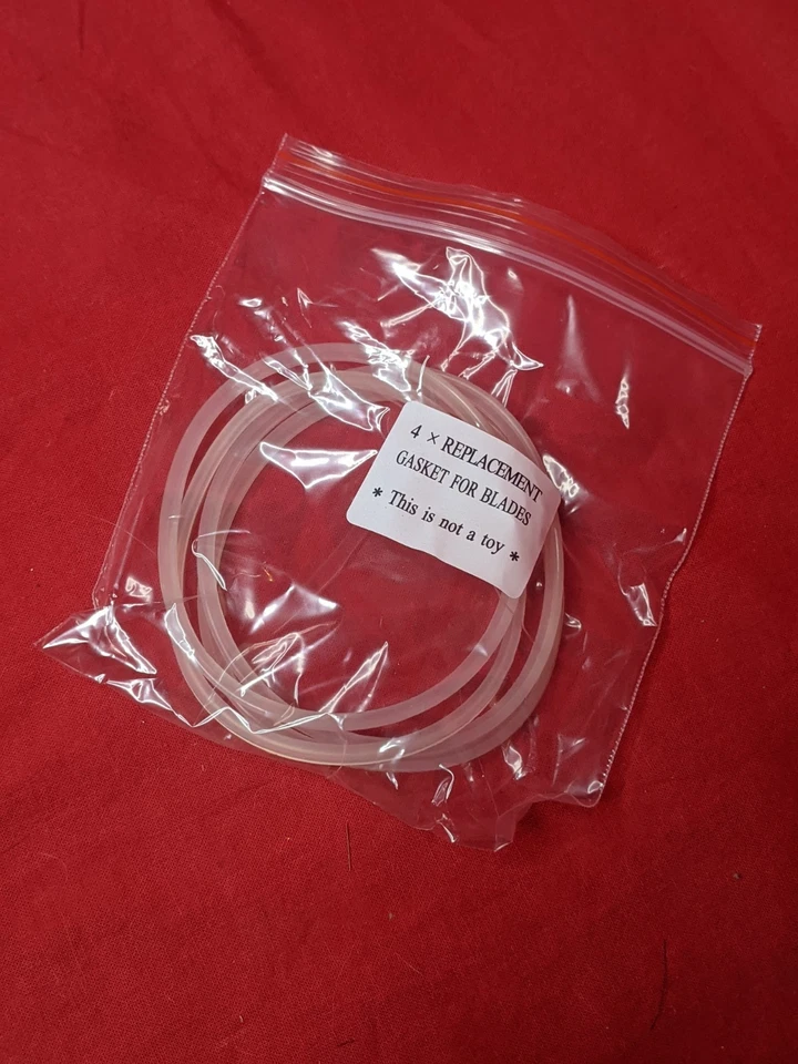 Blendin 4 Replacement Gaskets compatible with Original Magic Bullet Blender Juic - Image 1 of 1