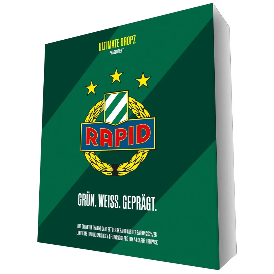 Ultimate Dropz SK Rapid - Grün. Weiß. Geprägt. - 1 Box - Bild 1 von 1