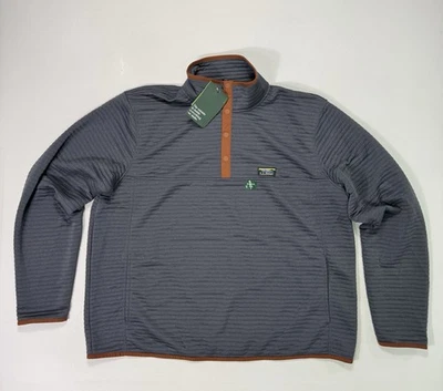 Pullover LL Bean Airlight tejido a presión acanalado para hombre 2XL gris nuevo con etiquetas ligeramente ajustado Foto 1 de 4