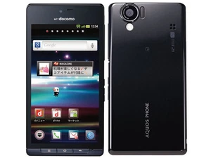DOCOMO SHARP SH-01D 12.1MP FULL HD 3D UNLOCKED BLACK ANDROID SMARTPHONE SH-06D - Picture 1 of 3