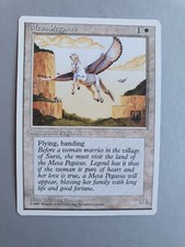 Mesa Pegasus, MTG 4th Edition (1995) Common White Creature NM