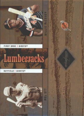 2004 Leaf Limited Lumberjacks #50 M.Ott/W.McCovey - NM-MT - Image 1 of 2