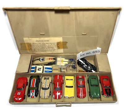 10pc+ Runner 1960s Vintage Aurora T-Jet Thunderjet 500 HO Slot Car Lot693 - Image 1 of 4