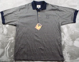 Camisa CUTTER & BUCK Para Hombres XL Azul Marino Buick Auto Golf Polo Henley Bordada Nueva con Etiquetas - Imagen 1 de 8