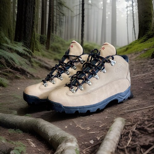 Stivali da trekking VINTAGE 1999 Nike AIR MINARETTE ACG marrone nabuk donna 7 5 ECC!!!