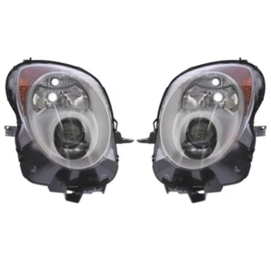 COPPIA FARI ALFA ROMEO MITO FANALI PROIETTORI DX SX ANTERIORI PARABOLA NERA - Foto 1 di 6