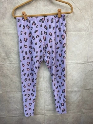SIGUIENTE Pantalones de pijama de salón de algodón con estampado de animales morados para niñas talla 16 años Foto 1 de 4