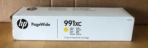 Genuine HP 991XC YELLOW Ink - PAGEWIDE P75050 77750 77760 (INC VAT) BOXED - Picture 1 of 1