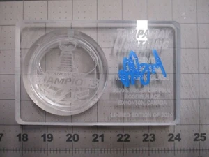 Andrei Vasilevskiy autographed 2020 GAME USED GLASS ICE display JSA WIT919772 - Picture 1 of 5