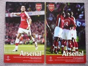 Arsenal Home Programmes 2008/09 - Select from the drop down menu - Picture 1 of 1