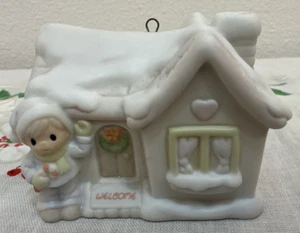 1994 Precious Moments Sugar Town Sam's House statuetta ornamento leggero - Foto 1 di 7