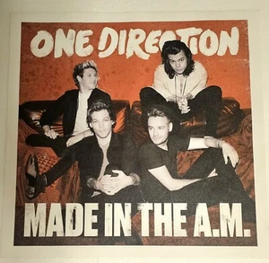 One Direction - Made In The A.M. Silk Screened Canvas Print - Picture 1 of 1