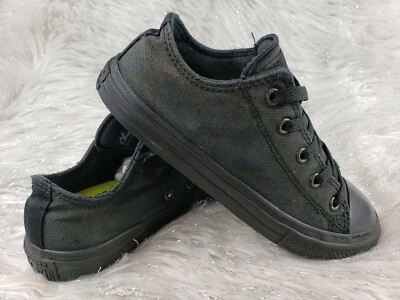 CONVERSE ALL STAR Chuck Taylor II 351223C Black Sneakers Size 2 / 33.5 - Изображение 1 из 4