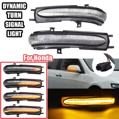 Luz de señal de giro indicadora de espejo lateral LED para Acura TSX 04-08 34300-SEA-013 Foto 1 de 4