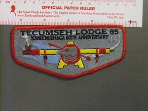 Boy Scout OA 65 Tecumseh flap 0694GG - Picture 1 of 1