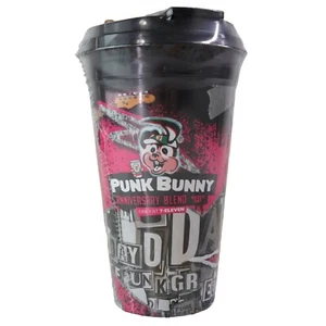 Green Day Punk Bunny Coffee 16 oz Reusable Tumbler Mug 7-11 7-Eleven New Sealed - Imagen 1 de 6