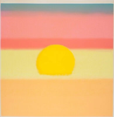 NEW Andy Warhol Sunset Poster – Pop Art Canvas Print Vibrant Modern Wall Decor - Image 1 of 2