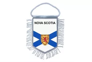 Mini banner flag pennant window mirror cars country banner canada nova scotia - Bild 1 von 1