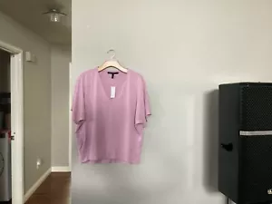 WHBM Extra Small Washed Coquette Top - Picture 1 of 3
