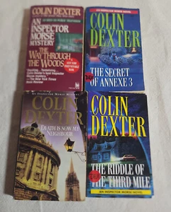 Colin Dexter Inspector Morse Mystery's lot of 4 HC Mystery, Thriller, Suspense - Picture 1 of 17
