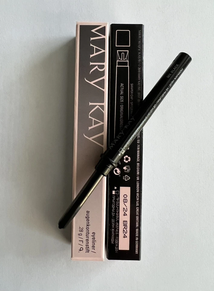 LOTE de 2 delineadores de ojos Mary Kay NEGRO. Exp. 08/2024. Nuevo. Foto 1 de 2