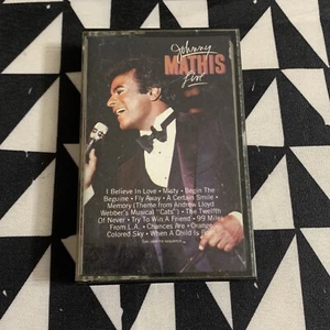 JOHNNY MATHIS "Live" 1984 Cassette  CBS Records CT38699 - Picture 1 of 7