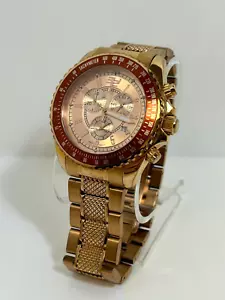 32 Degrees Rose Gold Tachymeter Watch 43 mm 32-416B-315 - Picture 1 of 9