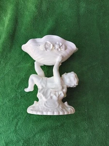 Vintage Lenwile Ardalt Artware Japan Porcelain Angel Japan with shell - Picture 1 of 5
