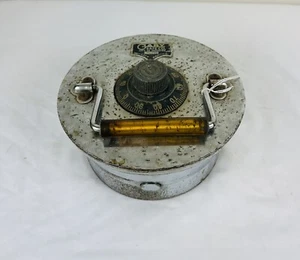 Vintage Gary Safe Deckel/Kopf für röhrenförmiges Sicherheitsschloss im Boden - Bild 1 von 8