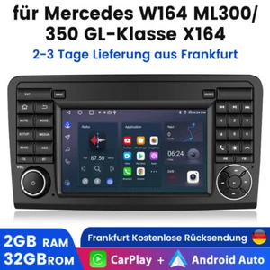 Für Mercedes Benz W164 GL320 ML350 X164 7" Android 13 autoradio GPS WIFI Carplay - Bild 1 von 12