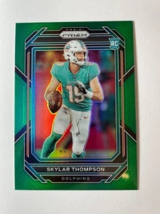 2022 Panini Prizm NFL Green Skylar Thompson Delfine RC Karte - Bild 1 von 2