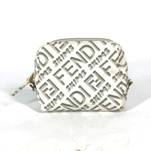 FENDI 8N0179 SKIMS collaboration Skims logo Makeup pouch Cosmetics Pouch - Picture 1 of 10