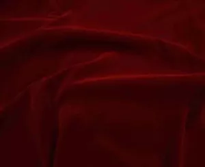 Velvet UPHOLSTERY Plush Poker Table 60" Wide Red Nylon Fabric per yard - Picture 1 of 1
