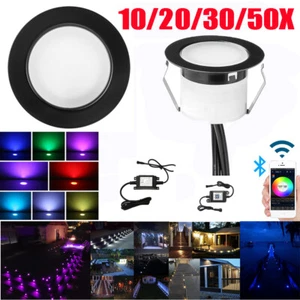 50X45mm Kickboard Recessed Kitchen LED Lights Deck Decking Plinth RGB+Warm White - Picture 1 of 20