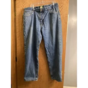 Cabela's Jeans Mens 40x32 Blue Denim Fleece Lining Straight Leg 5-Pockets - Picture 1 of 5