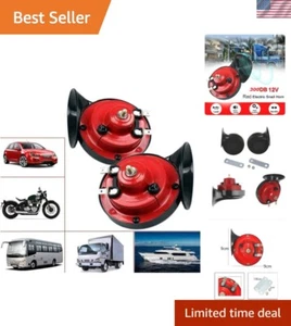 Enhanced Safety with 300db Waterproof Dual Horns - Easy Install for All Vehicles - Bild 1 von 9