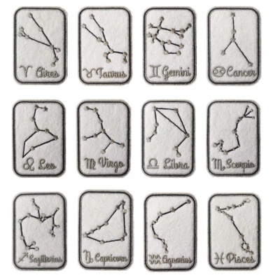 Constellation Zodiac Patch Embroidered Iron-on 3" - Image 1 of 3