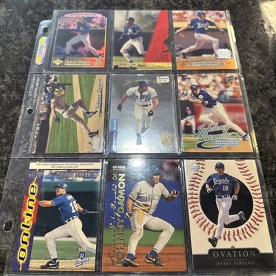 Lote de 100 tarjetas Johnny Damon RC’s Inserciones Parche SP’s Casi nuevo o mejor Foto 1 de 4